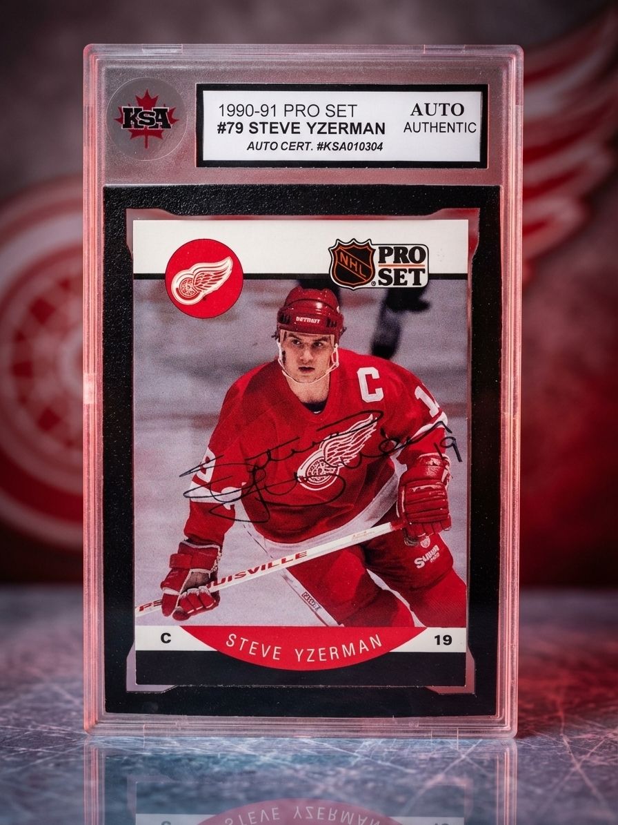Steve Yzerman 1990-91 Pro Set 79