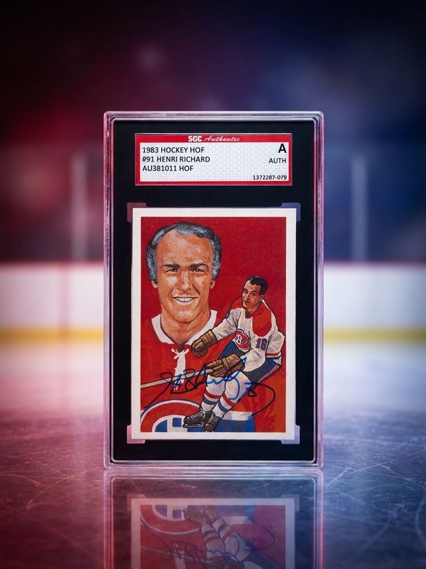 Henri Richard 1983 Hockey HOF 91