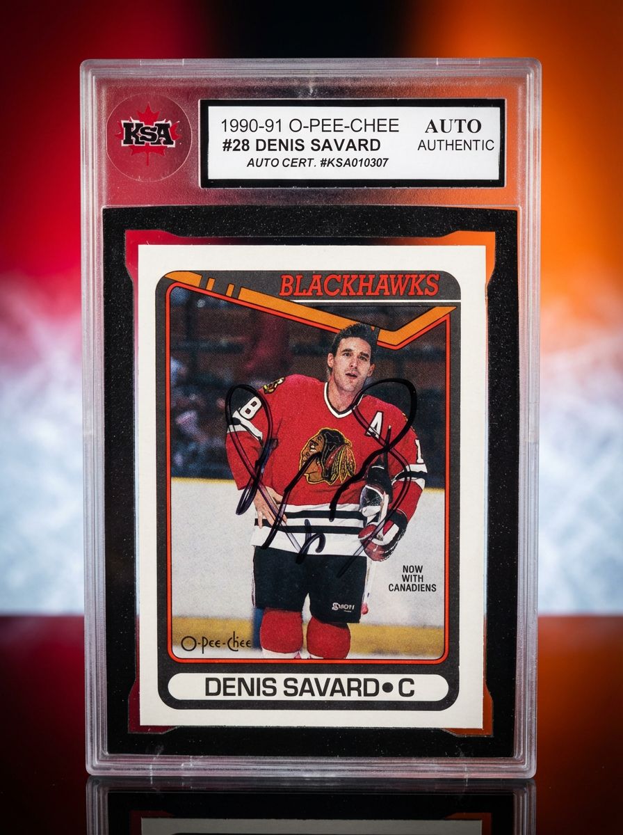 Denis Savard 1990-91 O-Pee-Chee 28