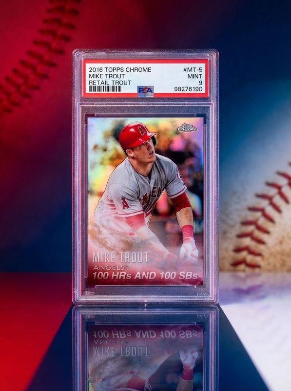 Mike Trout 2016 Topps Chrome Retail MT-5