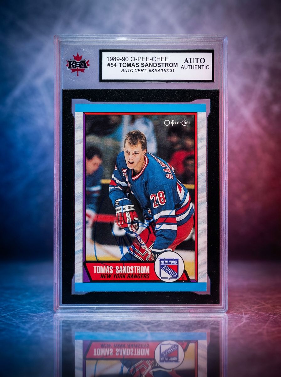 Tomas Sandstrom 1989-90 O-Pee-Chee 54