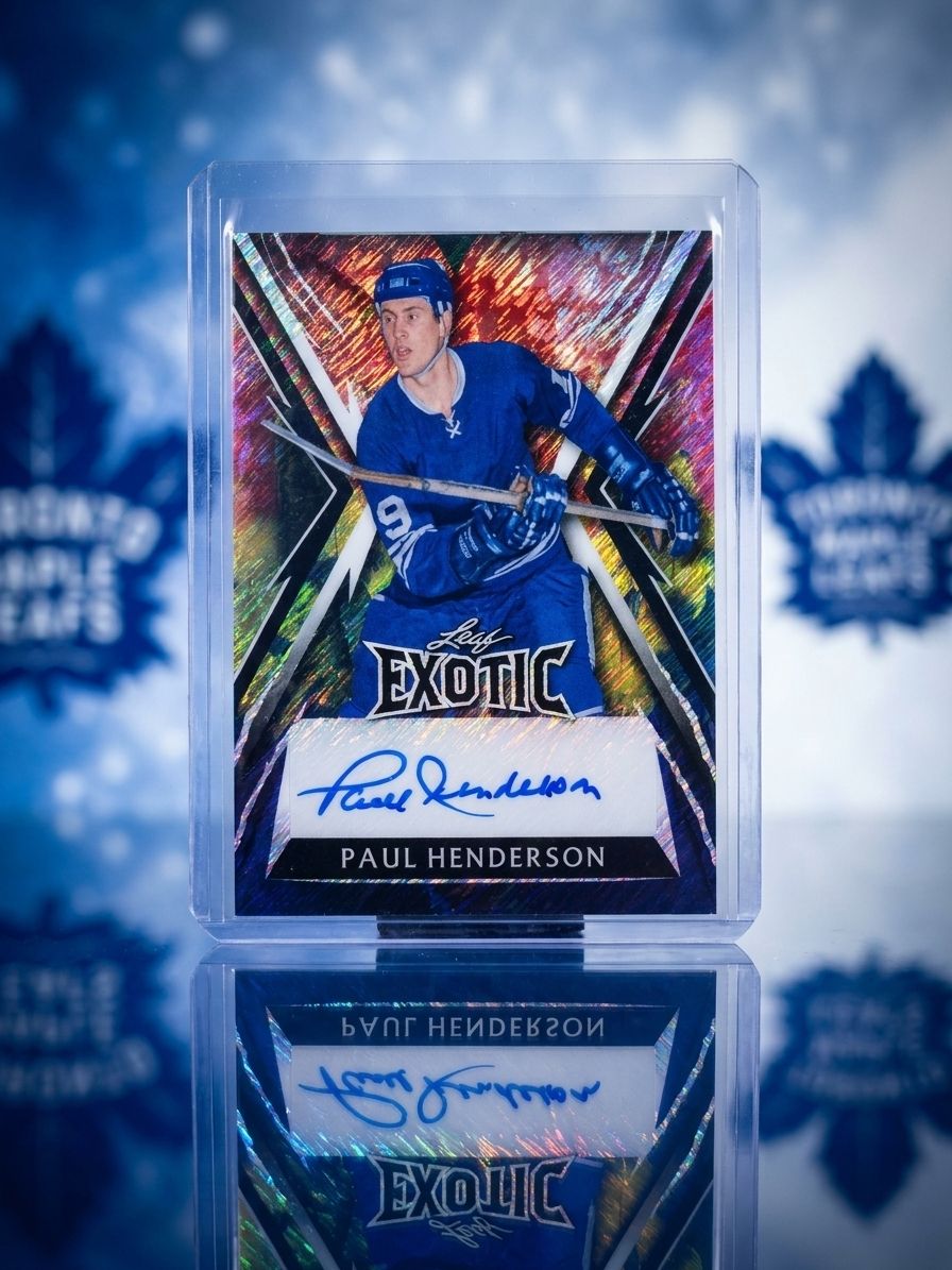 Paul Henderson 2024 Leaf Exotic E-PH1