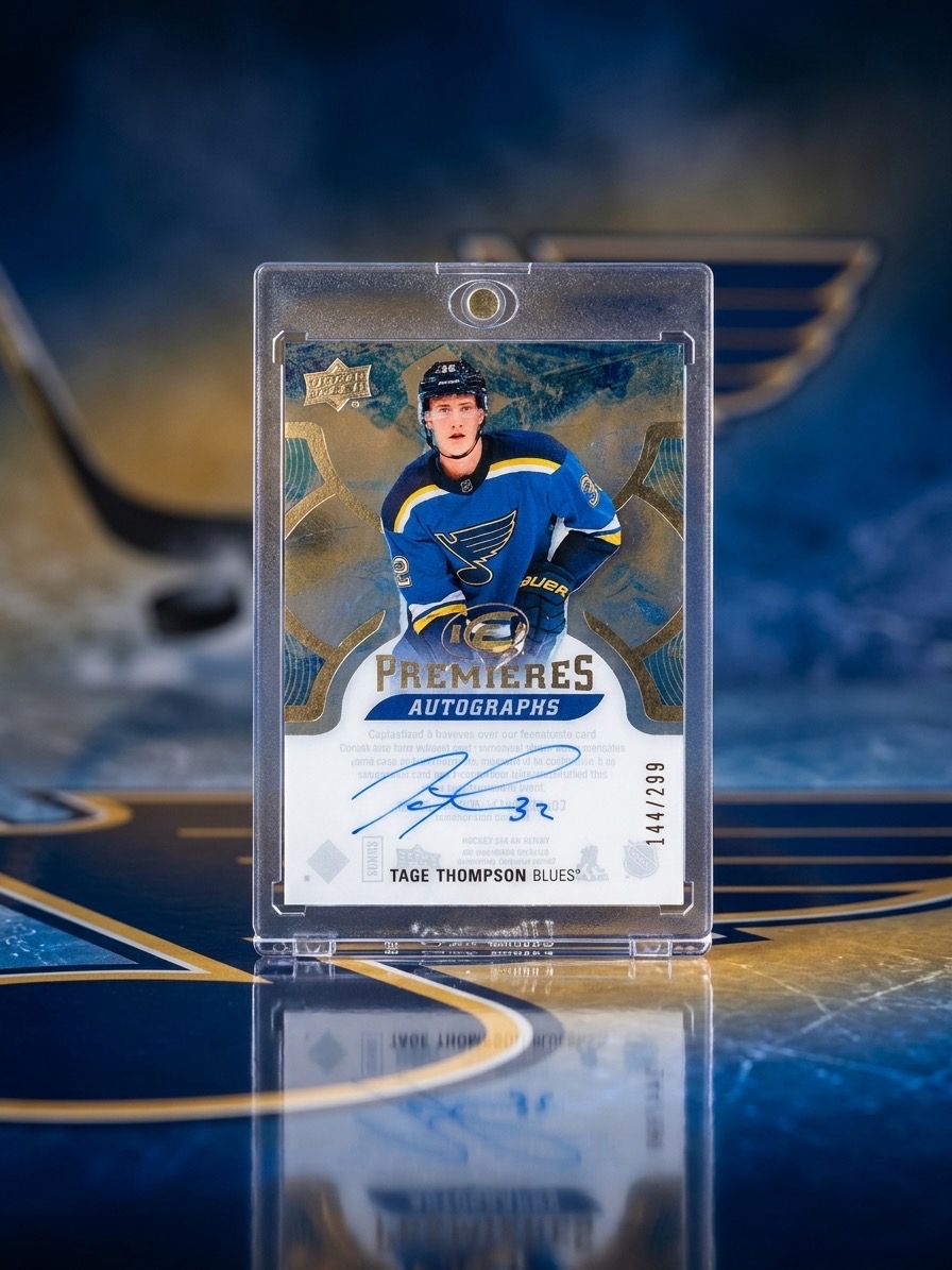 Tage Thompson 2017-18 Upper Deck Ice IPA-TT
