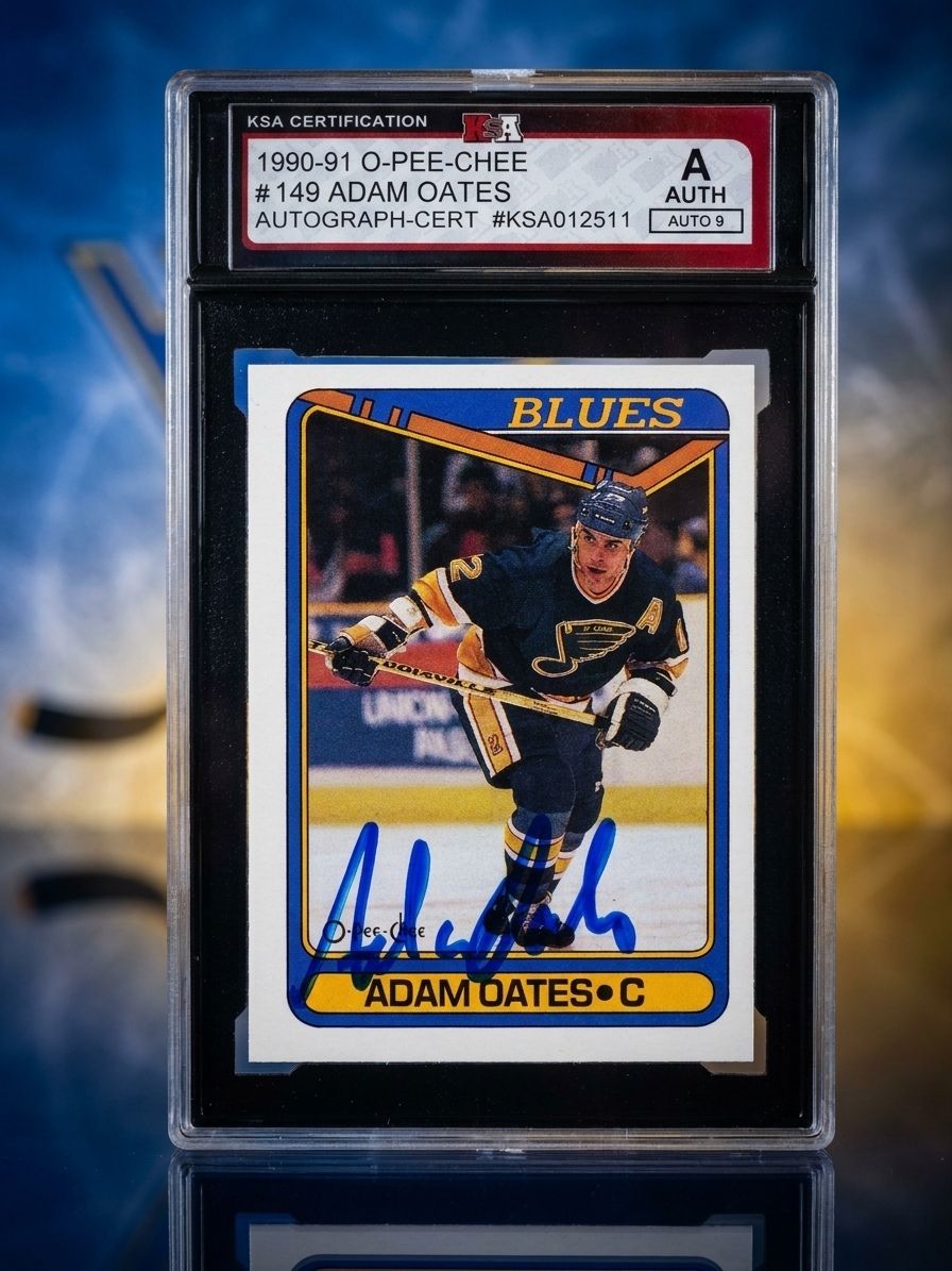Adam Oates 1990-91 O-Pee-Chee 149