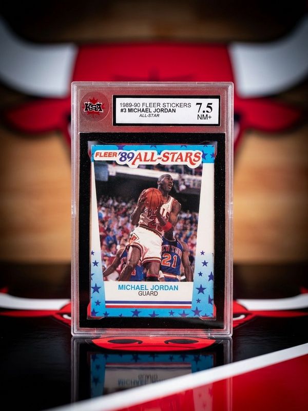 Michael Jordan 1989-90 Fleer Stickers 3