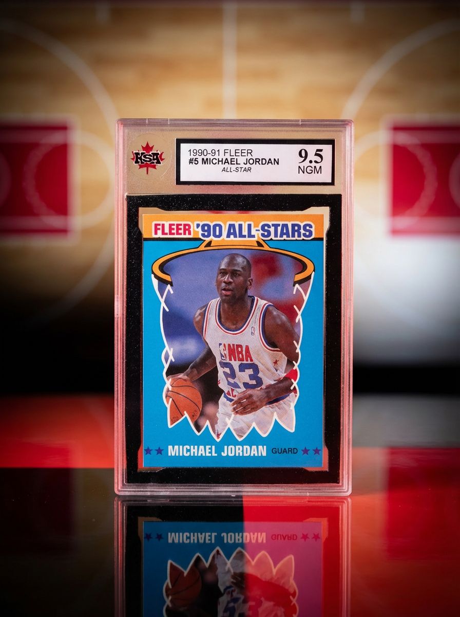 Michael Jordan 1990-91 Fleer 5