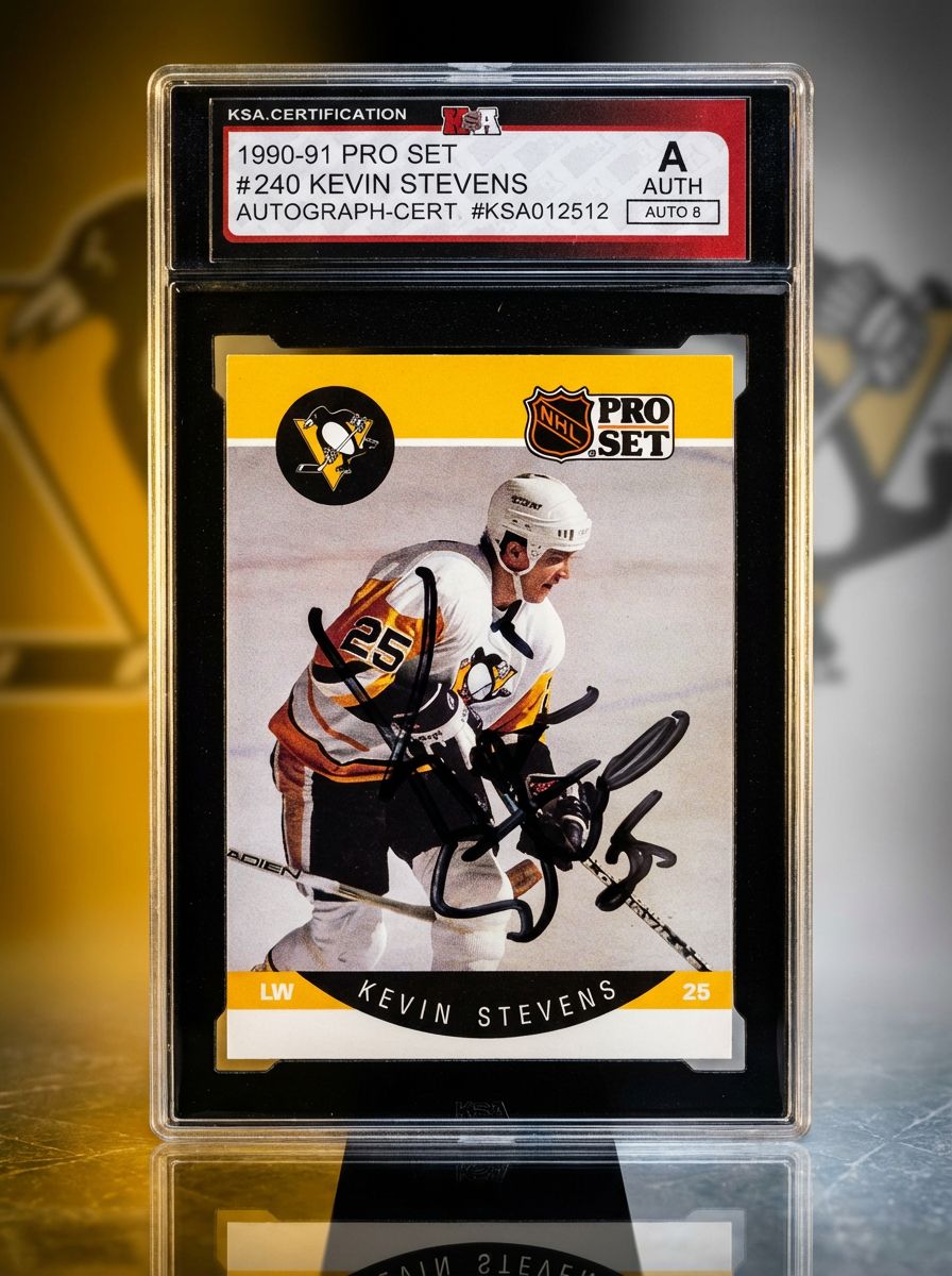 Kevin Stevens 1990-91 Pro Set 240