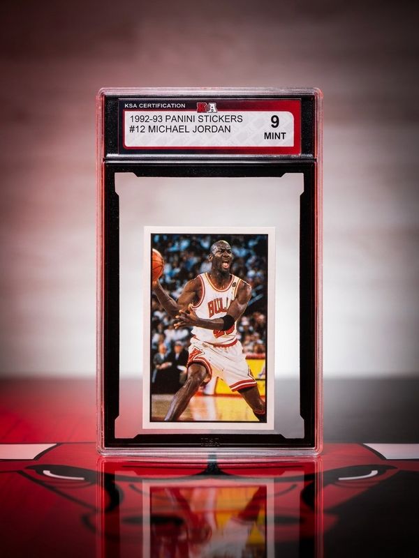 Michael Jordan 1992-93 Panini Stickers 12