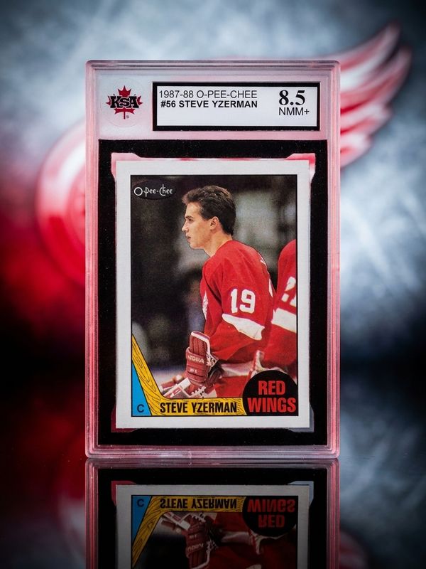 Steve Yzerman 1987-88 O-Pee-Chee 56