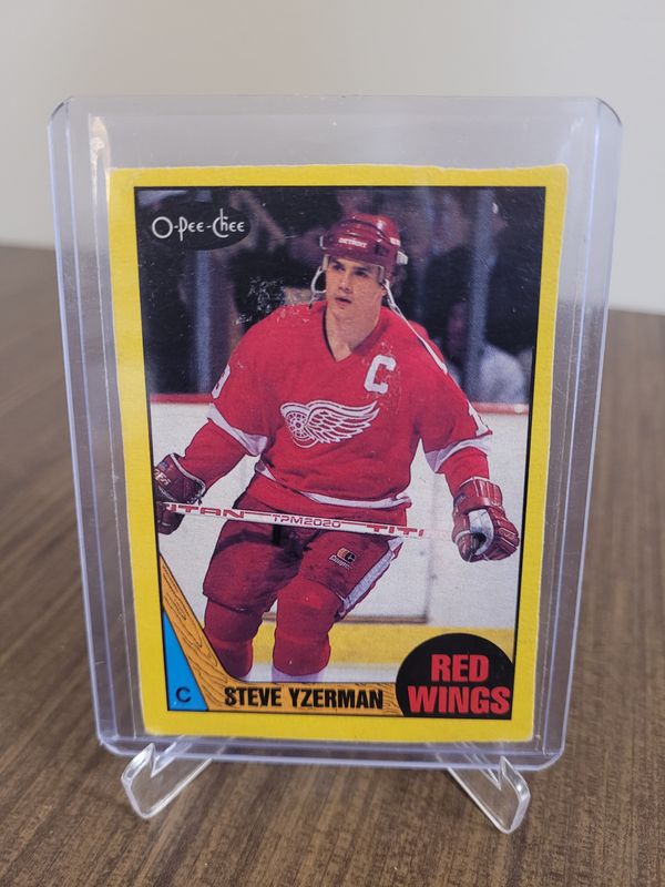 Steve Yzerman 1987-88 O-Pee-Chee Scoring Leader
