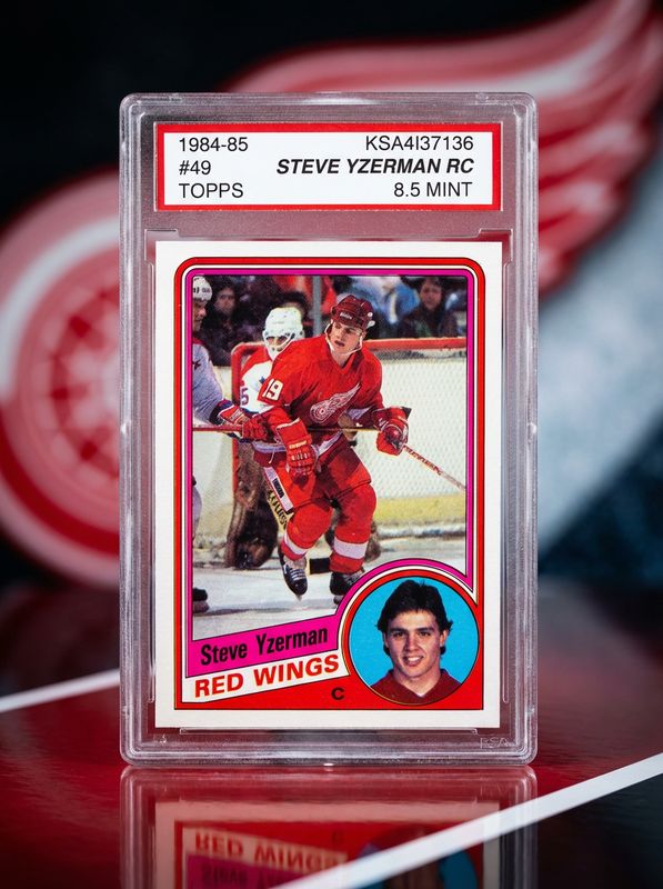 Steve Yzerman 1984-85 Topps 49