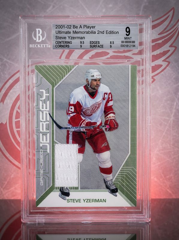 Steve Yzerman 2001-02 Be A Player Game-Used Jersey