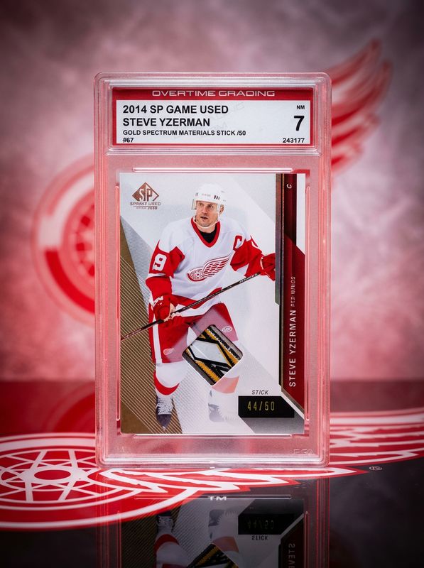 Steve Yzerman 2014 SP Game-Used Stick 67