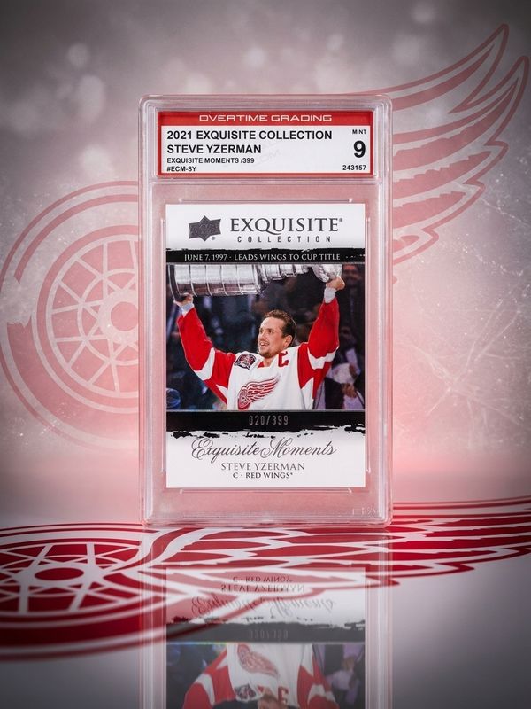 Steve Yzerman 2021 UD Exquisite Collection ECM-SY