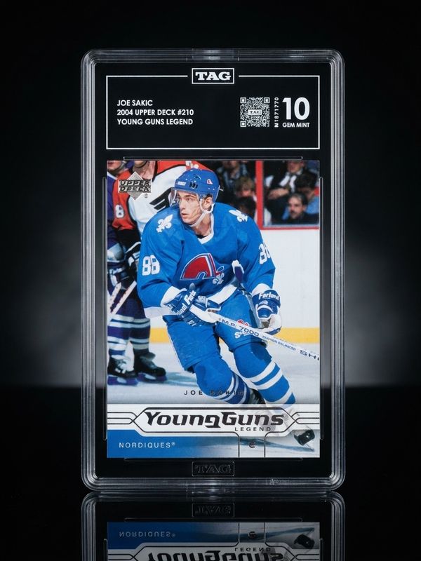 Joe Sakic 2004 UD Young Guns Legend 210