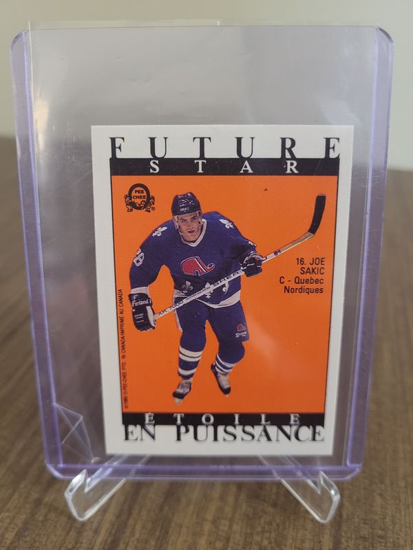 Joe Sakic 1989 O-Pee-Chee Future Star Sticker