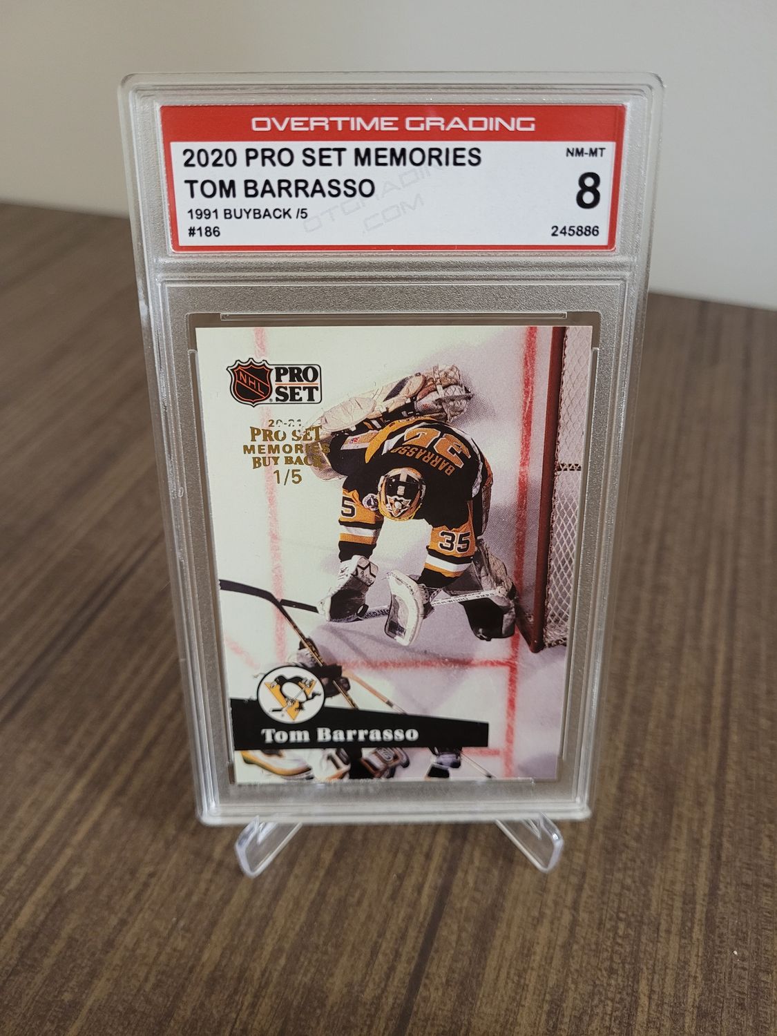 Tom Barrasso 2020 Pro Set Memories 186