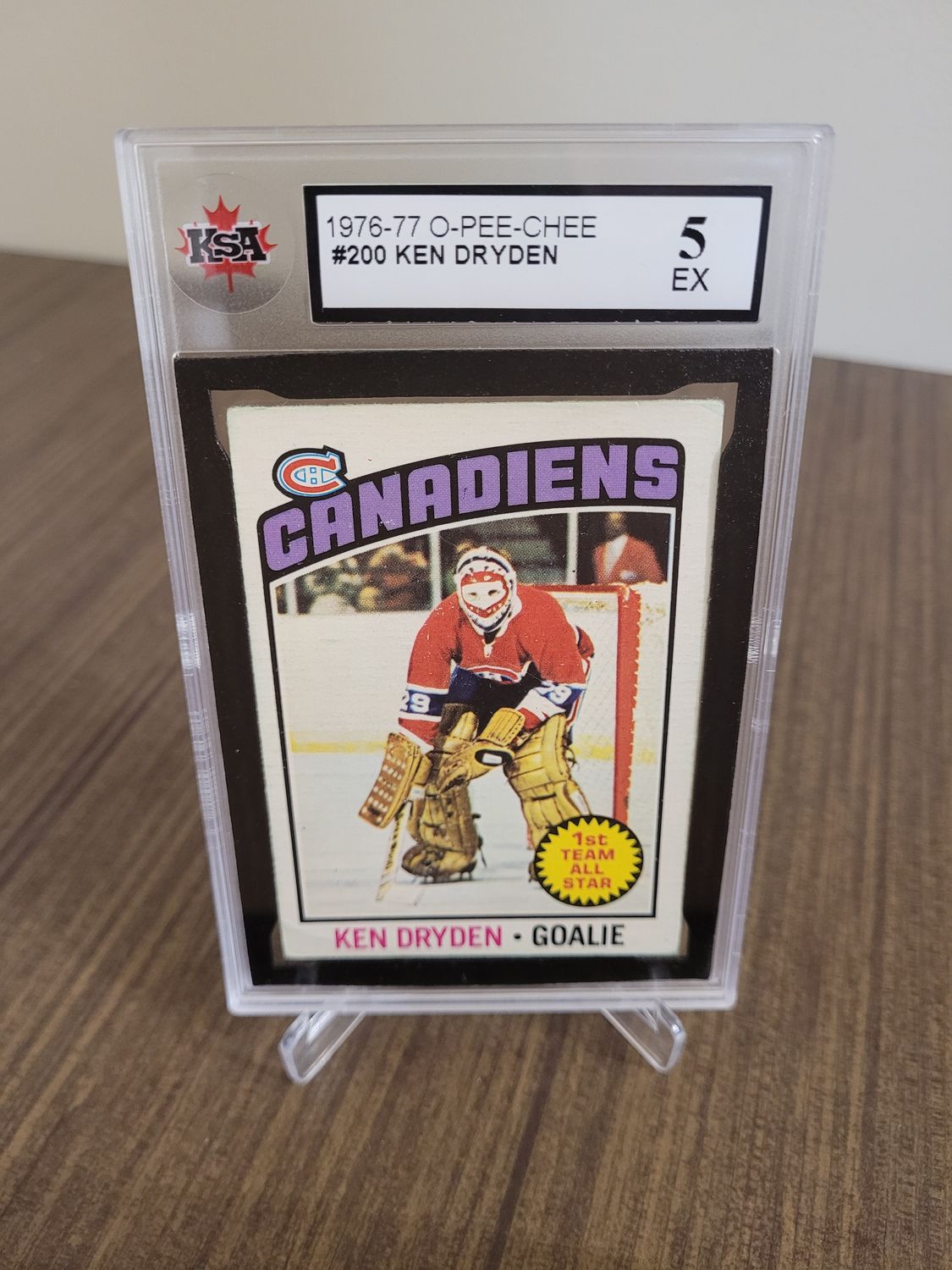 Ken Dryden 1976-77 O-Pee-Chee 200