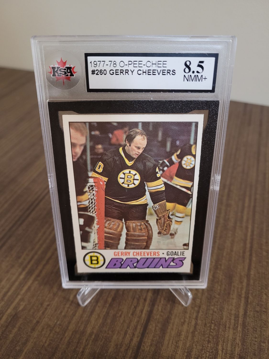 Gerry Cheevers 1977-78 O-Pee-Chee 260