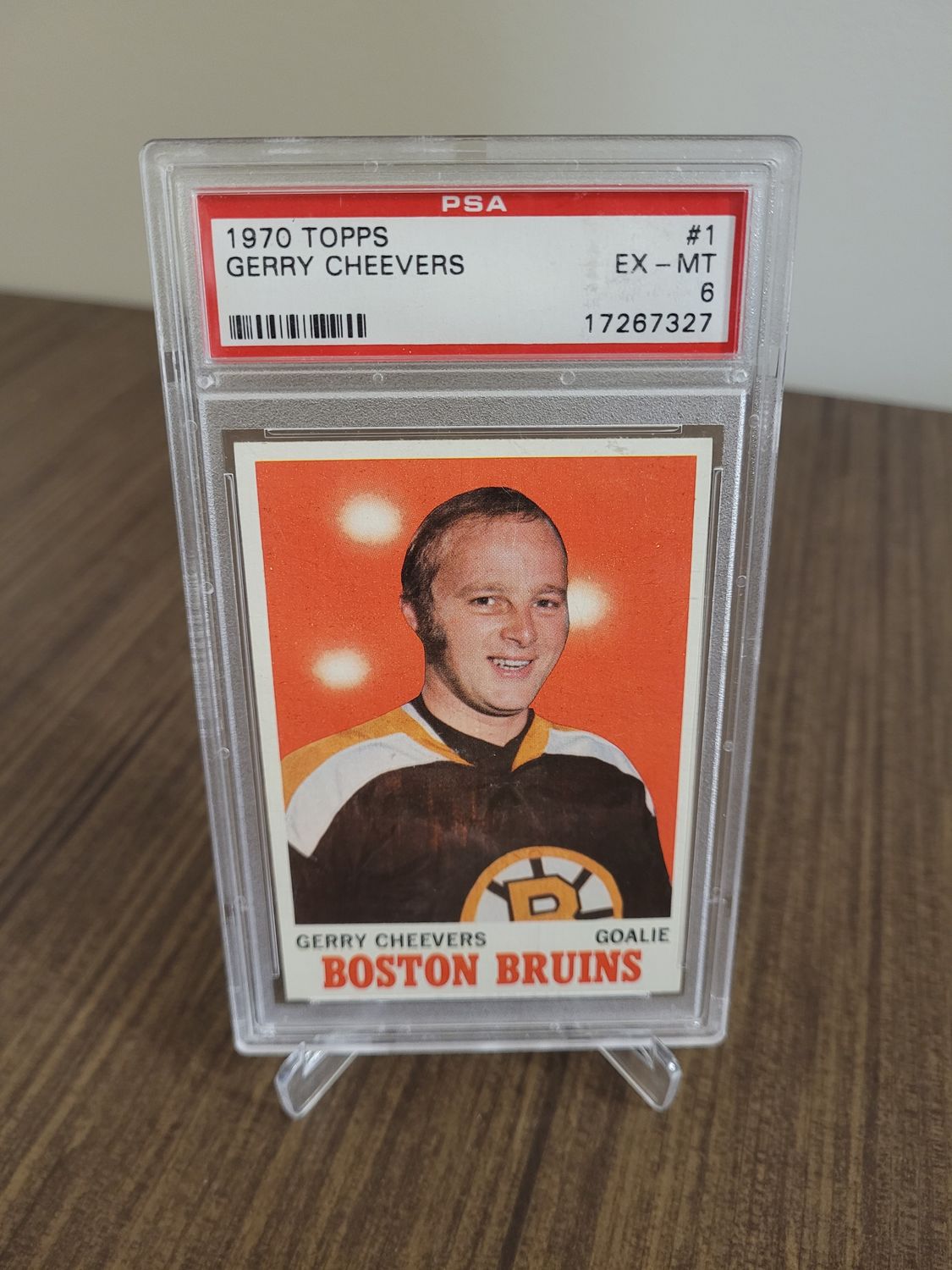 Gerry Cheevers 1970 Topps 1