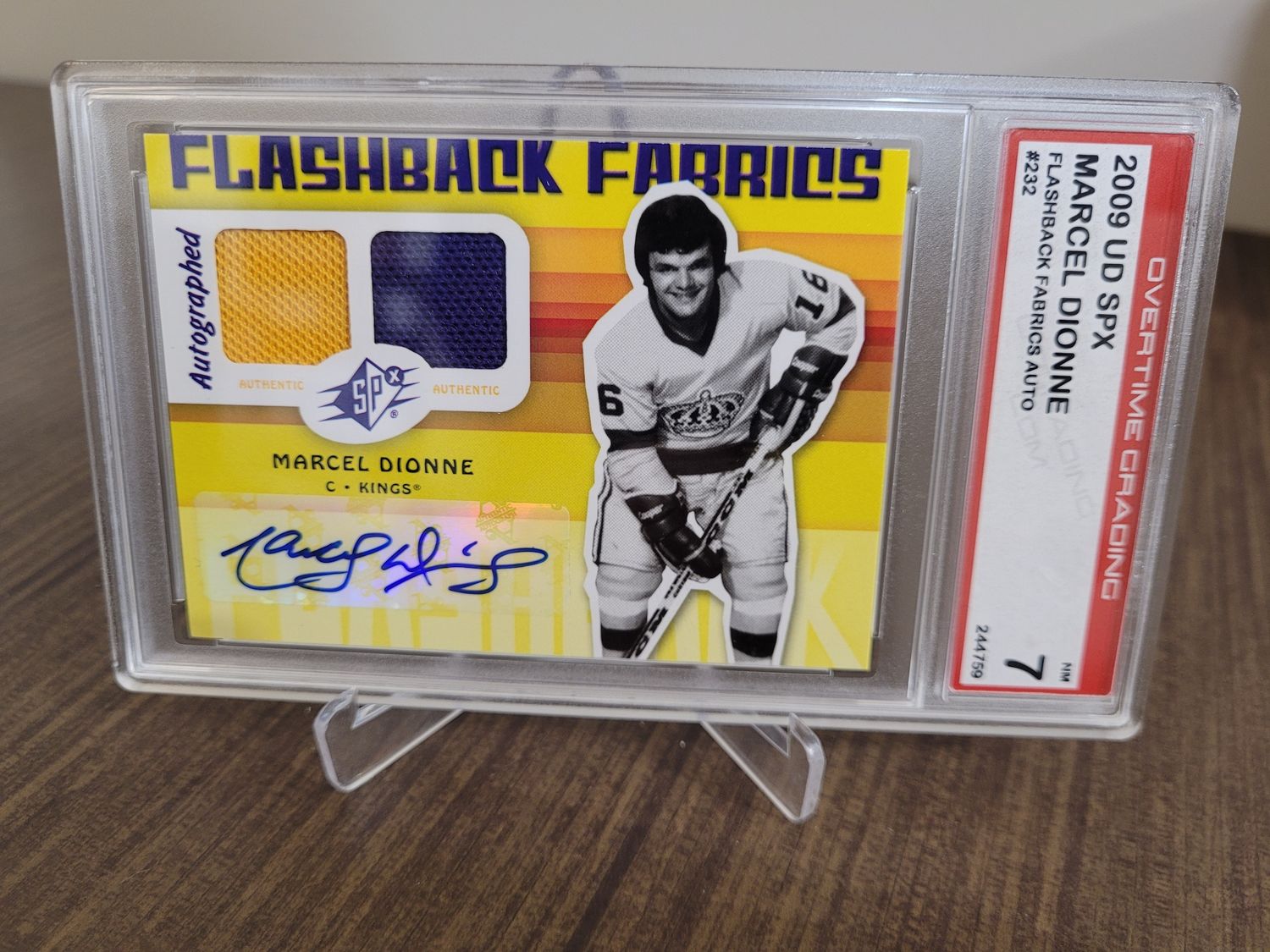 Marcel Dionne 2009-10 UD SPX Flashback Fabrics 232