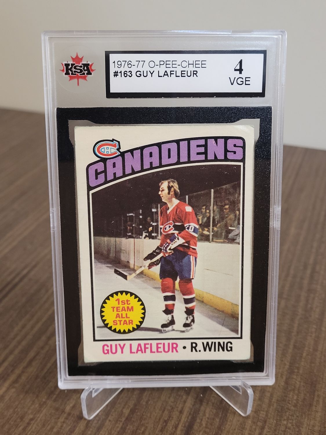 Guy Lafleur 1976-77 O-Pee-Chee 163