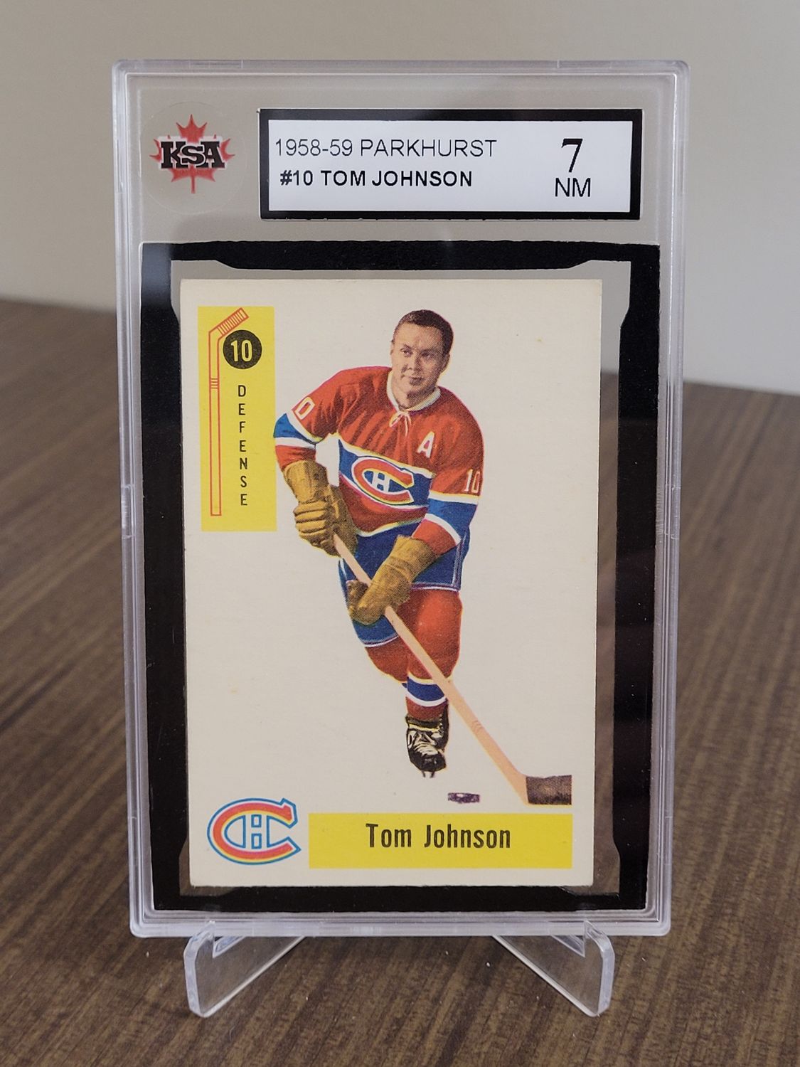Tom Johnson 1958-59 Parkhurst 10