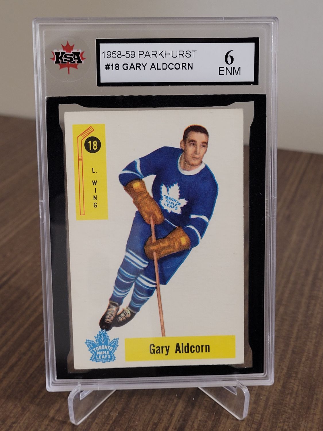 Gary Aldcorn 1958-59 Parkhurst 18