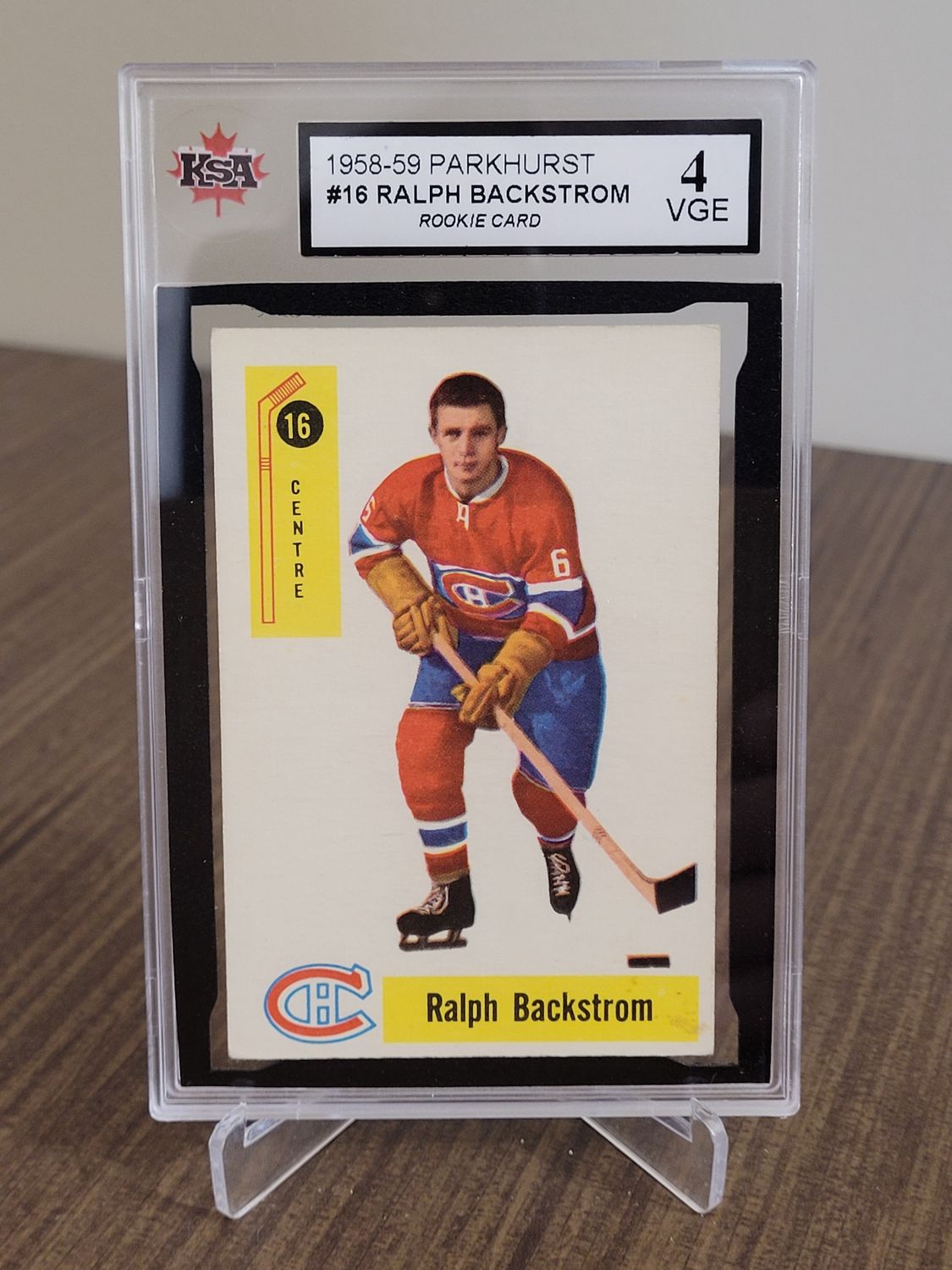 Ralph Backstrom 1958-59 Parkhurst 16