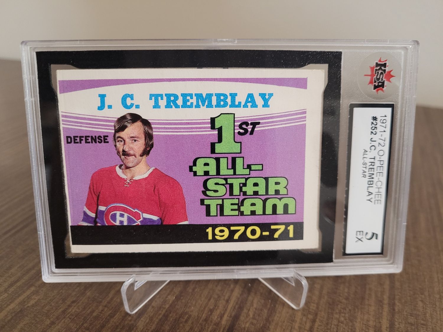 JC Tremblay 1971-72 O-Pee-Chee 252
