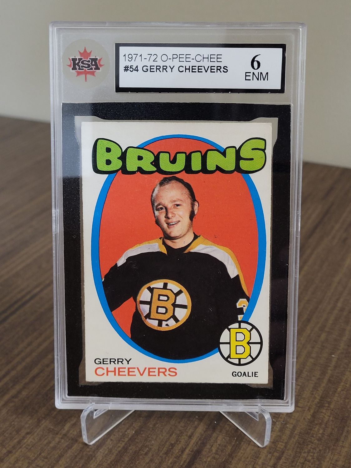 Gerry Cheevers 1971-72 O-Pee-Chee 54