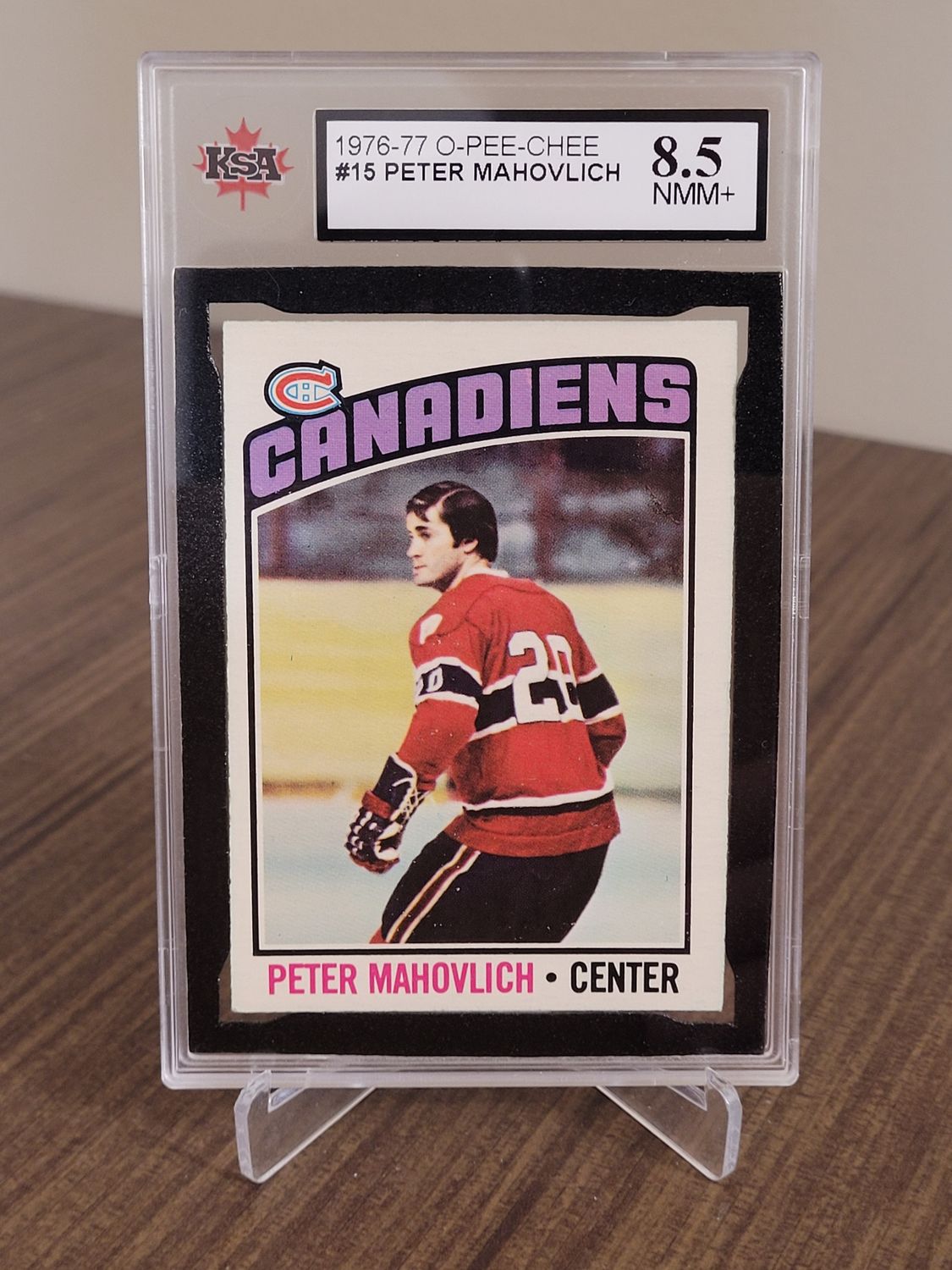 Peter Mahovlich 1976-77 O-Pee-Chee 15