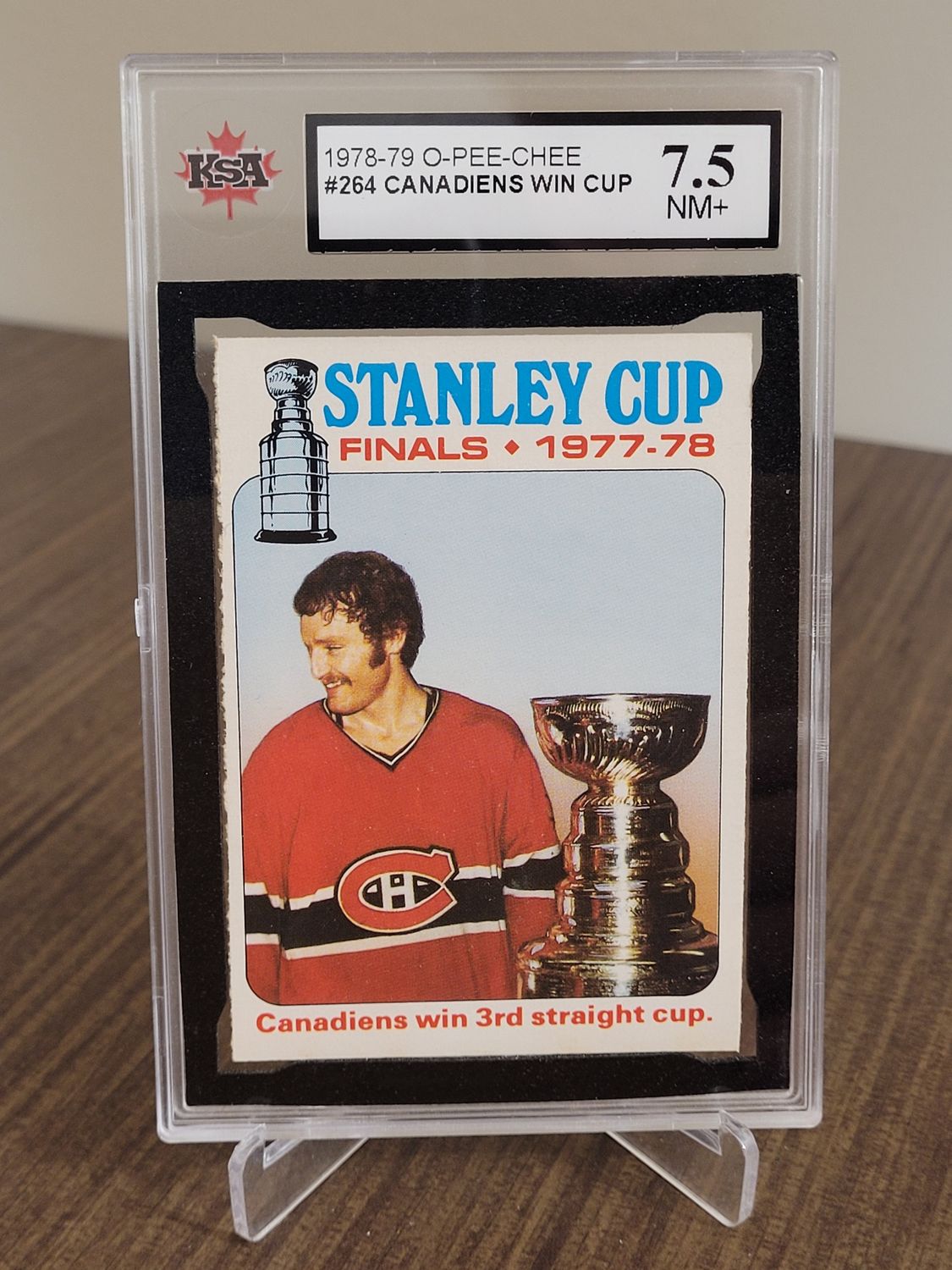 Canadiens Win Cup 1978-79 O-Pee-Chee 264