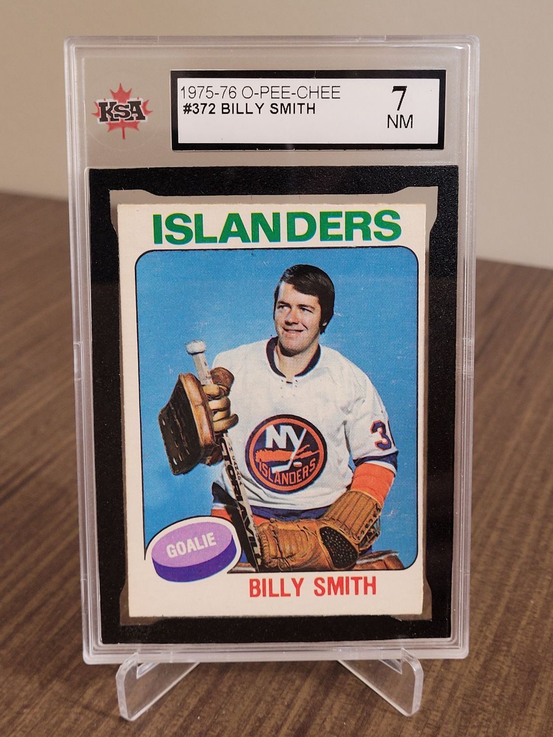Billy Smith 1975-76 O-Pee-Chee 372