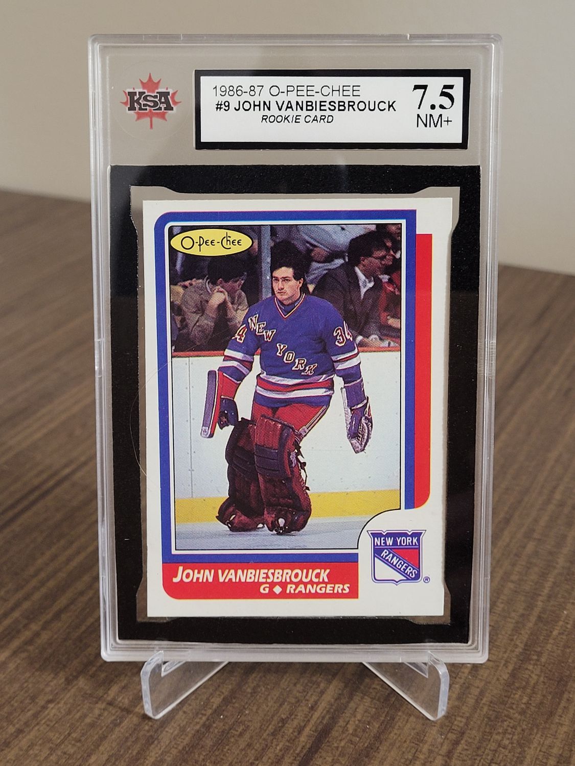 John Vanbiesbrouck 1986-87 O-Pee-Chee 9