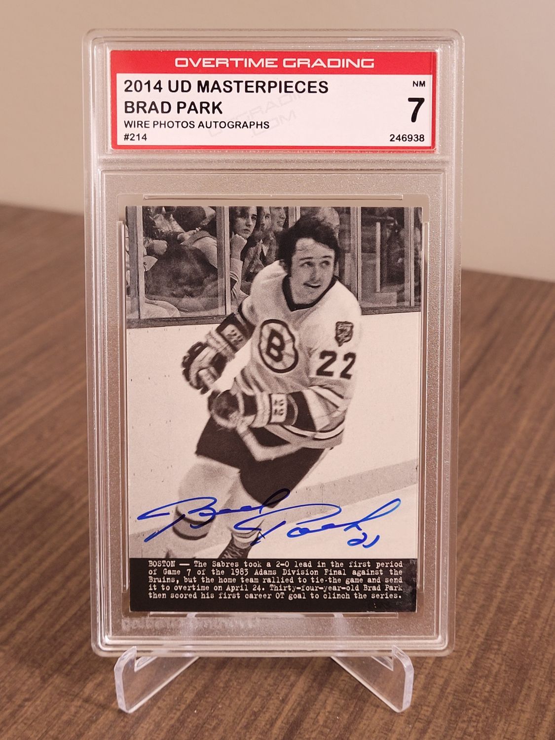 Brad Park 2014-15 UD Masterpieces 214