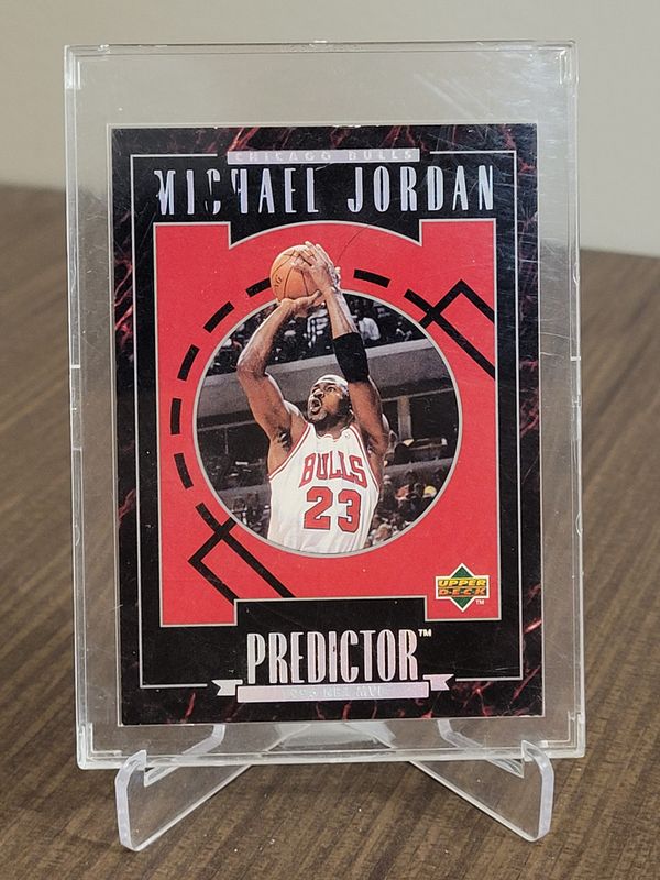 Michael Jordan 1995-96 UD Predictor R1 - Printing Damage