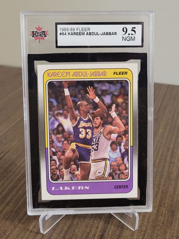 Kareem Abdul-Jabbar 1988-89 Fleer 64