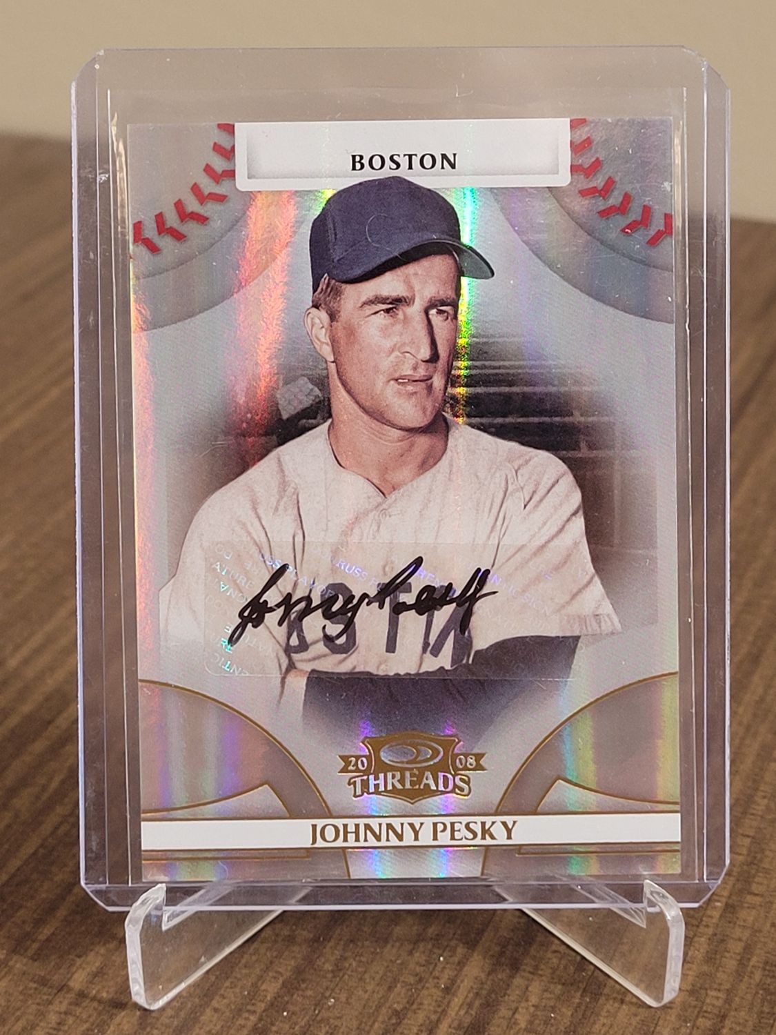 Johnny Pesky 2008 Donruss Threads 10