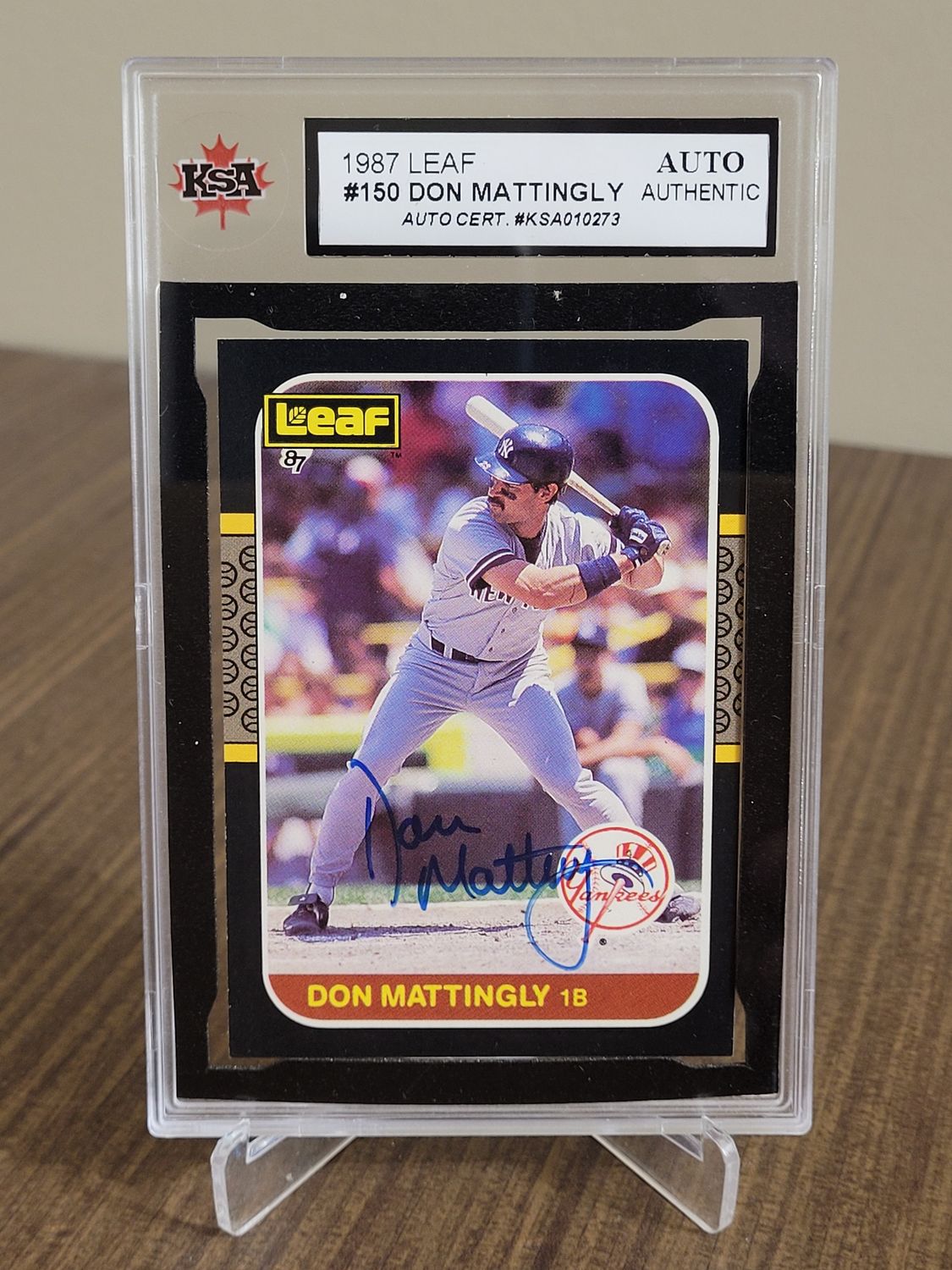 Don Mattingly 1987 Leaf 150