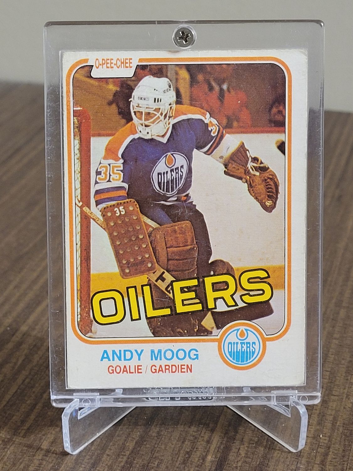 Andy Moog 1981-82 O-Pee-Chee 120