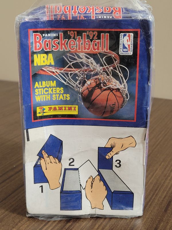 Panini 1991-92 NBA Album Stickers - Box Damage