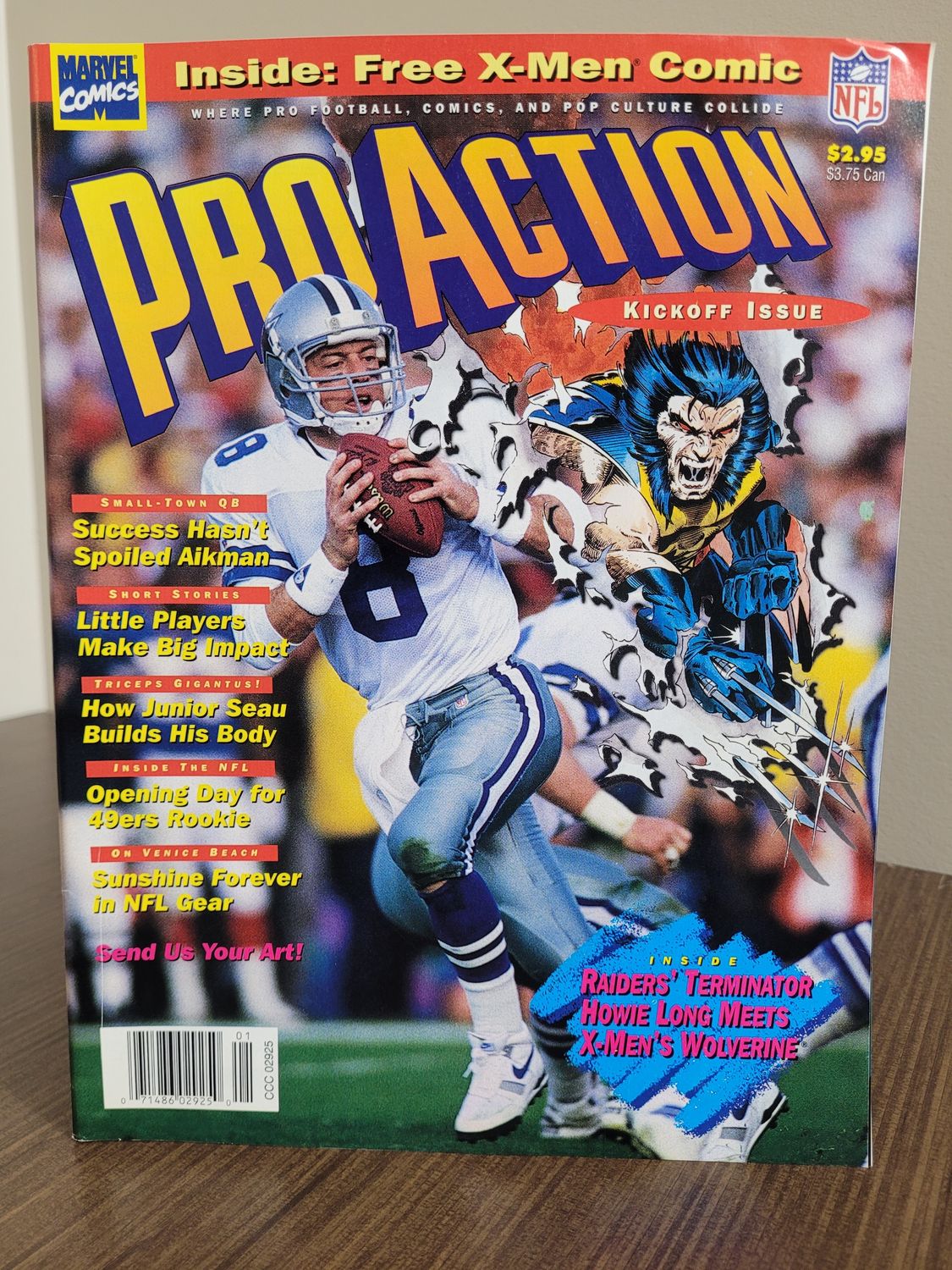 Pro Action &amp; Marvel Comics 1994 NFL Kickoff Issue