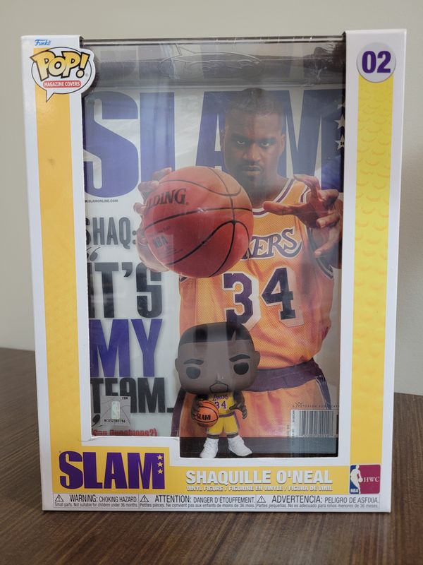 Shaquille O'Neal Funko Pop Vinyl Figure &amp; Magazine Cover