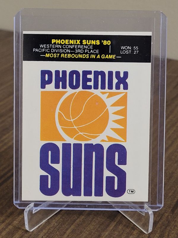 Phoenix Suns 1980-81 Fleer Team Sticker