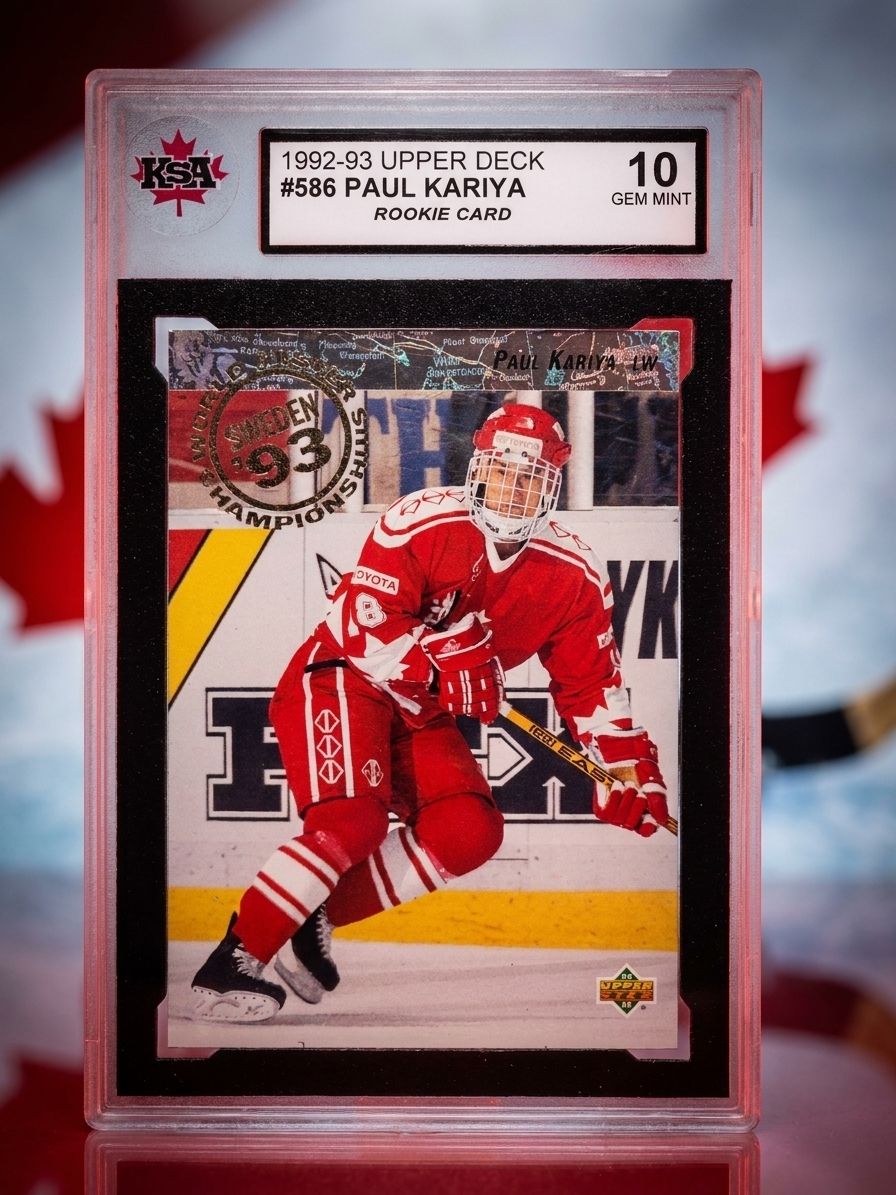 Paul Kariya 1992-93 Upper Deck 586