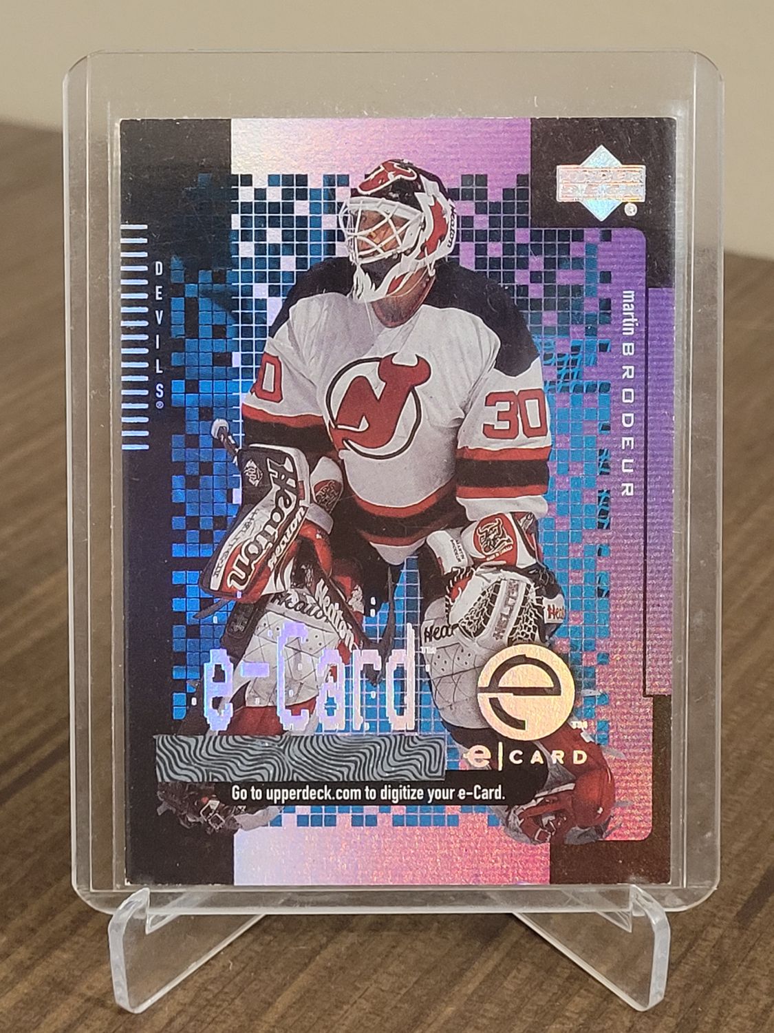 Martin Brodeur 2000-01 Upper Deck e-Card EC7