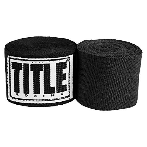 Title Boxing Mexican Style Hand Wraps (Single Pair) - Boxing Wraps, Hand Wraps for Boxing Gloves, Boxing Hand Wraps, Hand Wraps, Boxing Wraps for Men, Kickboxing Equipment, Wrist Wraps Boxing
