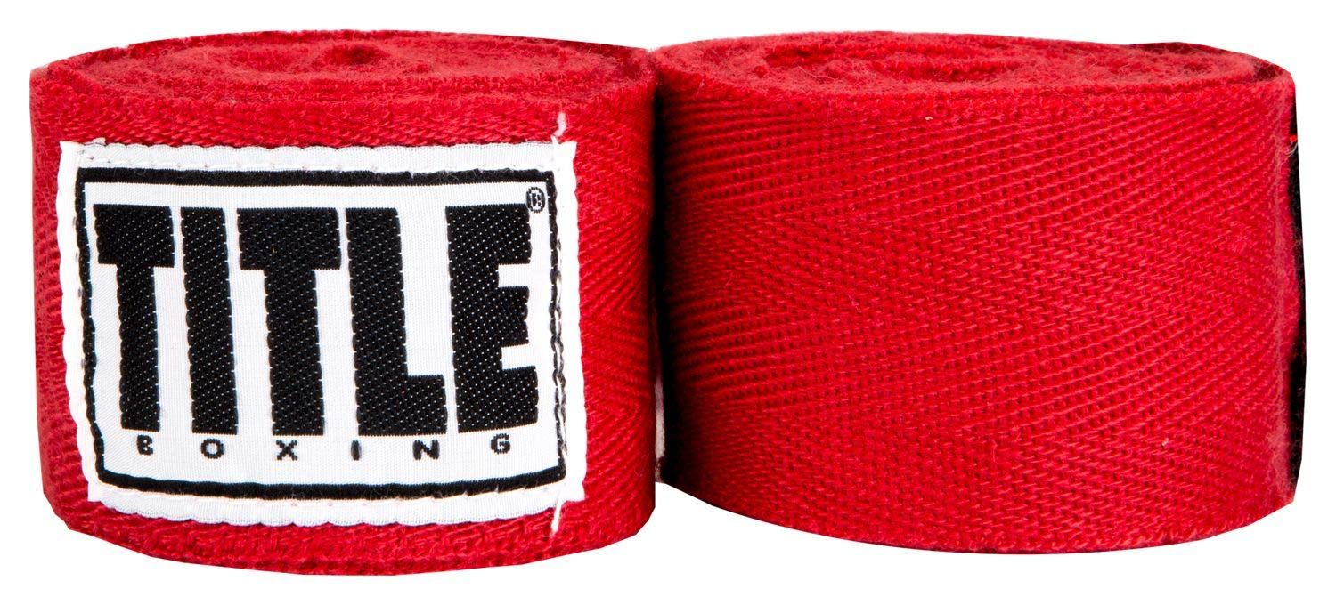 TITLE Boxing Traditional Weave Hand Wraps (Single Pair)