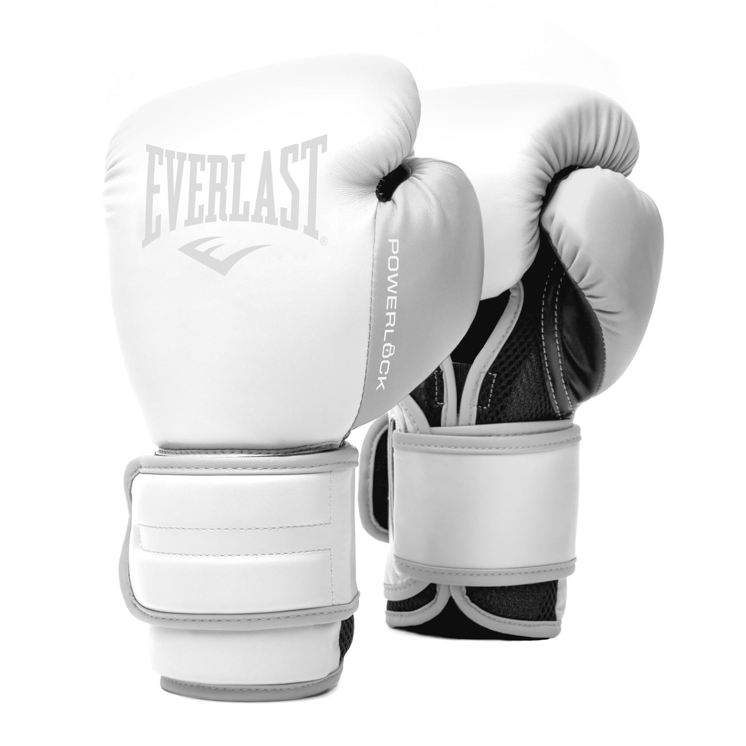 Everlast Powerlock 2 Hook &amp; Loop Boxing Gloves | Fight Training Gloves | Hook and Loop with Durable Hand &amp; Wrist Support | Heavy Bag &amp; Fitness Training